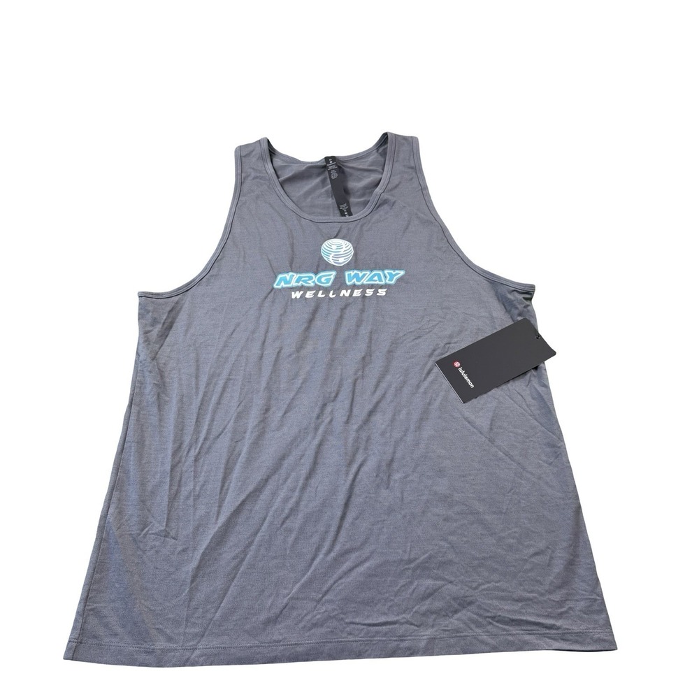 Lululemon The Fundamental Performance Tank Mens Gray NRG Way Wellness M NWT